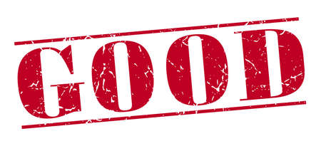 good red grunge vintage stamp isolated on white backgroundのイラスト素材