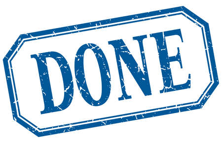 done square blue grunge vintage isolated labelのイラスト素材