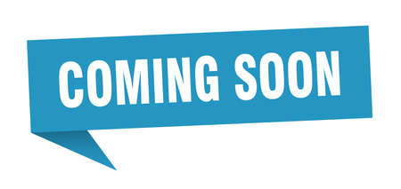 coming soon 3d speech bubble signのイラスト素材