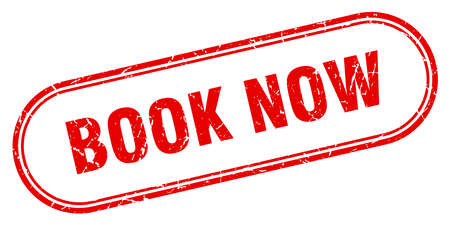 book now stamp. book now square grunge sign. book nowのイラスト素材