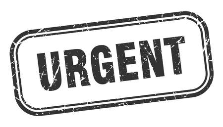 urgent stamp. urgent square grunge sign. urgentのイラスト素材