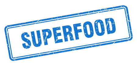 superfood stamp. superfood square grunge sign. superfoodのイラスト素材