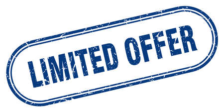 limited offer stamp. limited offer square grunge sign. limited offerのイラスト素材