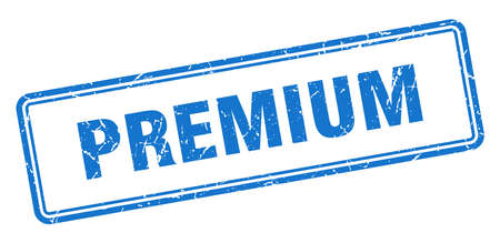 premium stamp. premium square grunge sign. premiumのイラスト素材