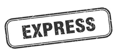 express stamp. express square grunge sign. expressのイラスト素材
