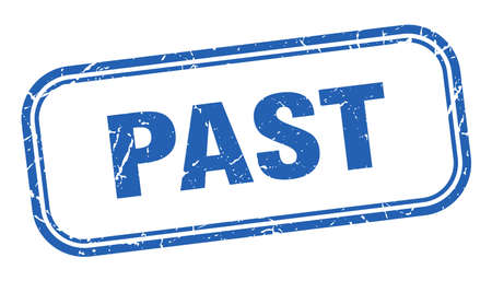 past stamp. past square grunge sign. pastのイラスト素材