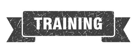training grunge ribbon. training sign. training bannerのイラスト素材