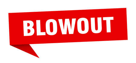 blowout speech bubble. blowout sign. blowout bannerのイラスト素材