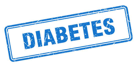 diabetes stamp. diabetes square grunge sign. diabetesのイラスト素材