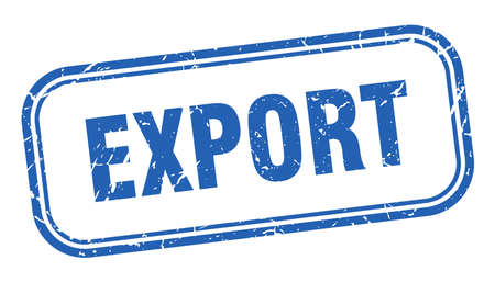 export stamp. export square grunge sign. exportのイラスト素材