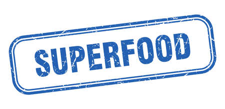 superfood stamp. superfood square grunge sign. superfoodのイラスト素材