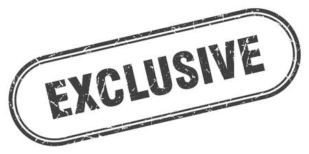 exclusive stamp. exclusive square grunge sign. exclusiveのイラスト素材