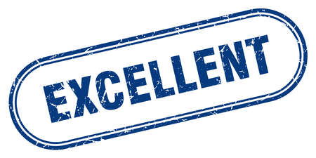 excellent stamp. excellent square grunge sign. excellentのイラスト素材