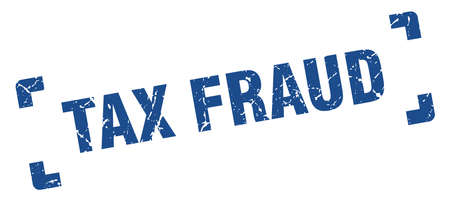 tax fraud stamp. tax fraud square grunge sign. tax fraudのイラスト素材