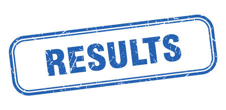 results stamp. results square grunge sign. resultsのイラスト素材
