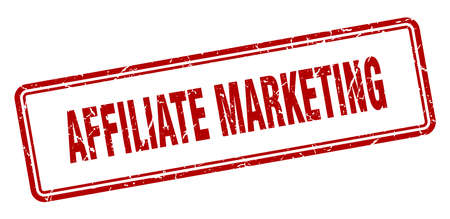 affiliate marketing stamp. affiliate marketing square grunge sign. affiliate marketingのイラスト素材