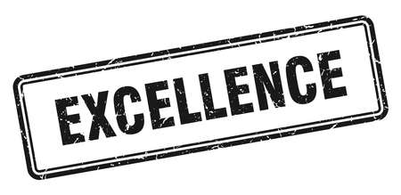 excellence stamp. excellence square grunge sign. excellenceのイラスト素材
