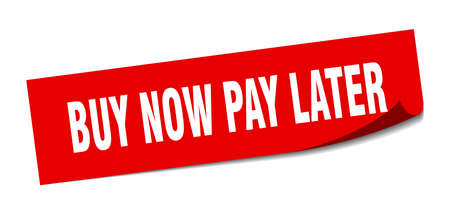 buy now pay later sticker. buy now pay later square isolated sign. buy now pay laterのイラスト素材
