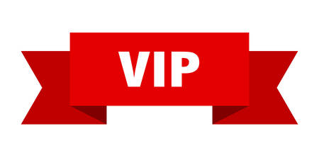 vip ribbon. vip isolated sign. vip bannerのイラスト素材