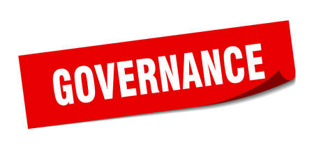 governance sticker. governance square isolated sign. governanceのイラスト素材