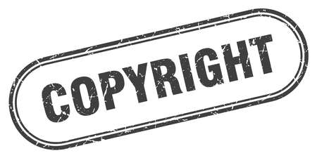 copyright stamp. copyright square grunge sign. copyrightのイラスト素材