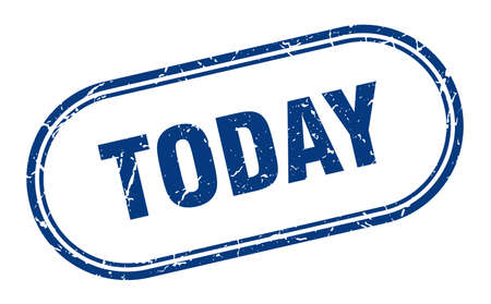 today stamp. today square grunge sign. todayのイラスト素材