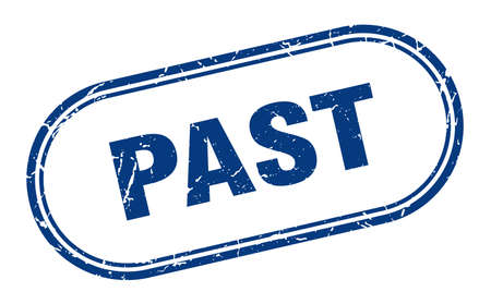 past stamp. past square grunge sign. pastのイラスト素材