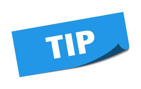 tip sticker. tip square isolated sign. tipのイラスト素材