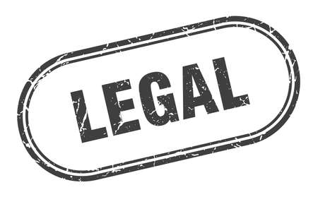 legal stamp. legal square grunge sign. legalのイラスト素材