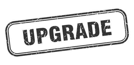 upgrade stamp. upgrade square grunge sign. upgradeのイラスト素材