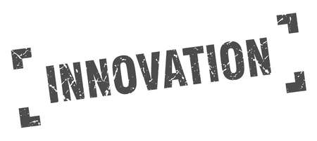innovation stamp. innovation square grunge sign. innovationのイラスト素材