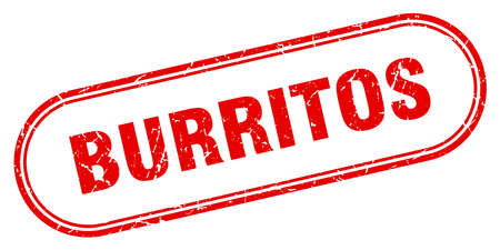 burritos stamp. burritos square grunge sign. burritosのイラスト素材