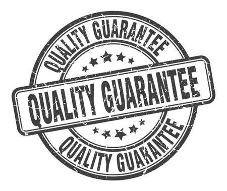 quality guarantee stamp. quality guarantee round grunge sign. quality guaranteeのイラスト素材