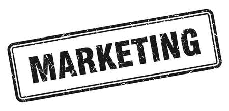 marketing stamp. marketing square grunge sign. marketingのイラスト素材