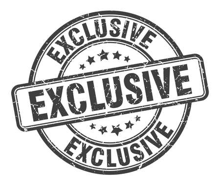 exclusive stamp. exclusive round grunge sign. exclusiveのイラスト素材