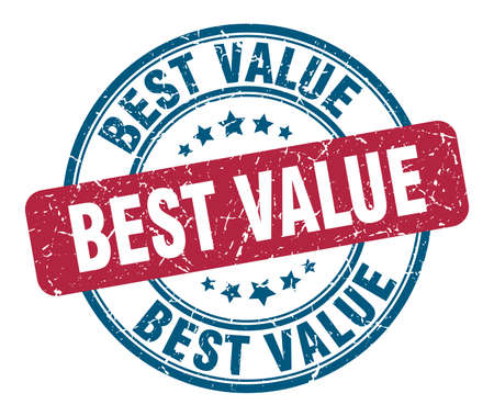 best value stamp. best value round grunge sign. best valueのイラスト素材