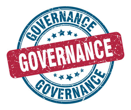 governance stamp. governance round grunge sign. governanceのイラスト素材