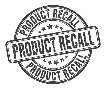 product recall stamp. product recall round grunge sign. product recallのイラスト素材