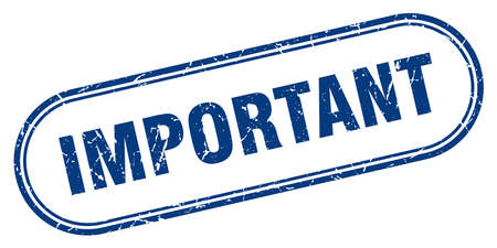 important stamp. important square grunge sign. importantのイラスト素材