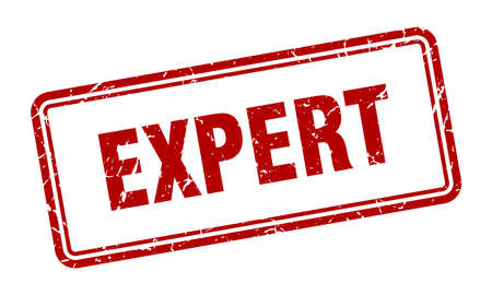 expert stamp. expert square grunge sign. expertのイラスト素材