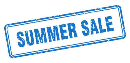 summer sale stamp. summer sale square grunge sign. summer saleのイラスト素材
