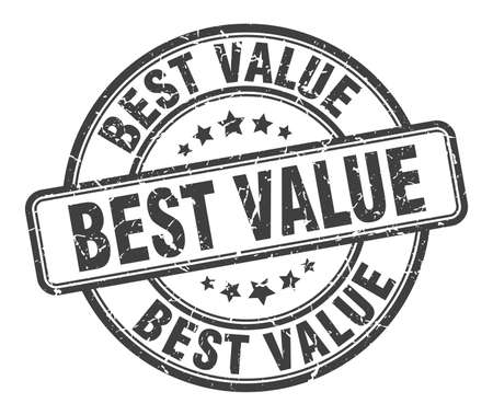 best value stamp. best value round grunge sign. best valueのイラスト素材