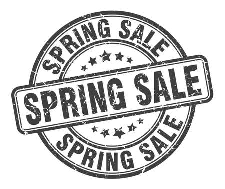 spring sale stamp. spring sale round grunge sign. spring saleのイラスト素材
