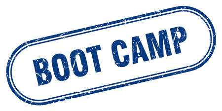 boot camp stamp. boot camp square grunge sign. boot campのイラスト素材