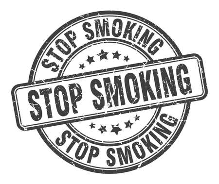 stop smoking stamp. stop smoking round grunge sign. stop smokingのイラスト素材
