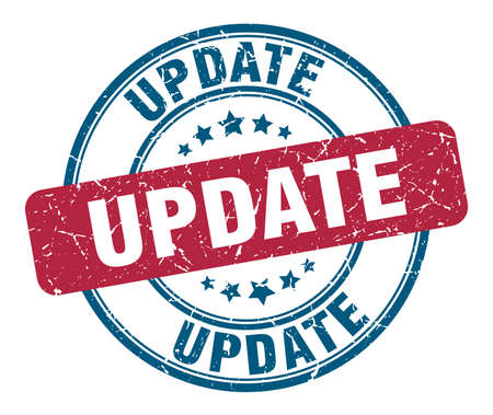 update stamp. update round grunge sign. updateのイラスト素材