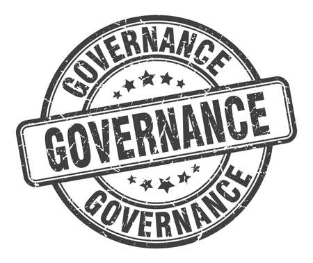 governance stamp. governance round grunge sign. governanceのイラスト素材