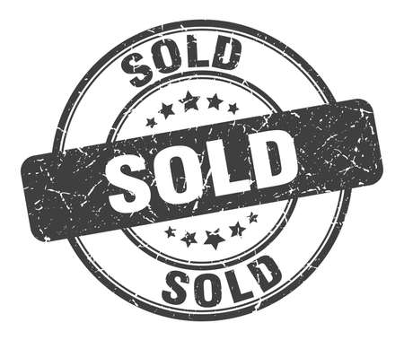 sold stamp. sold round grunge sign. soldのイラスト素材