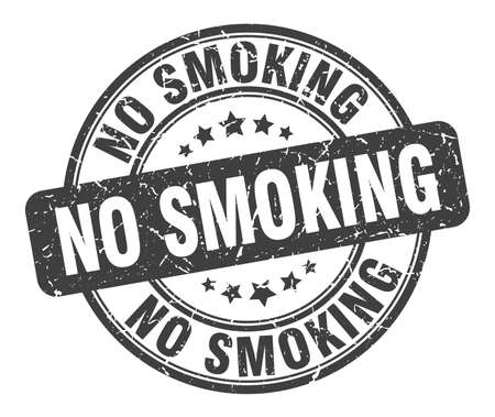 no smoking stamp. no smoking round grunge sign. no smokingのイラスト素材