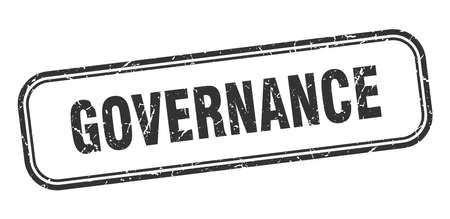 governance stamp. governance square grunge sign. governanceのイラスト素材